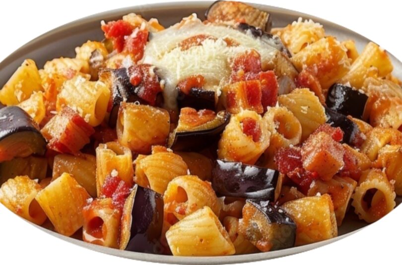 Pâtes aux aubergines