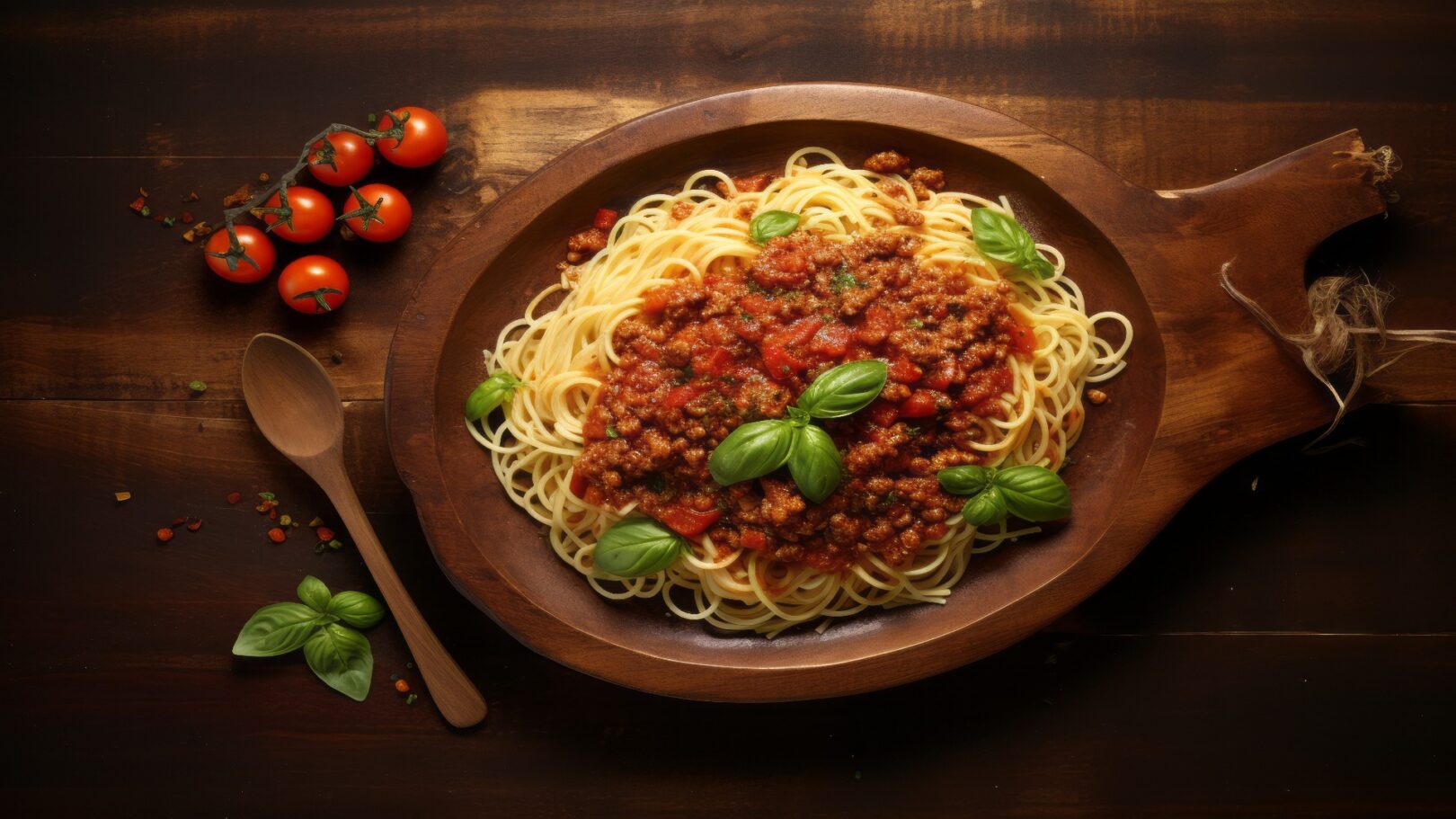 pates bolognaise Pâtes sauce bolognaise champignon