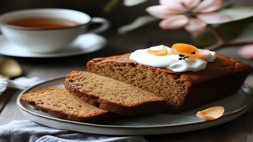 Cake aux kakis sans sucre pour bébé et toute la famille