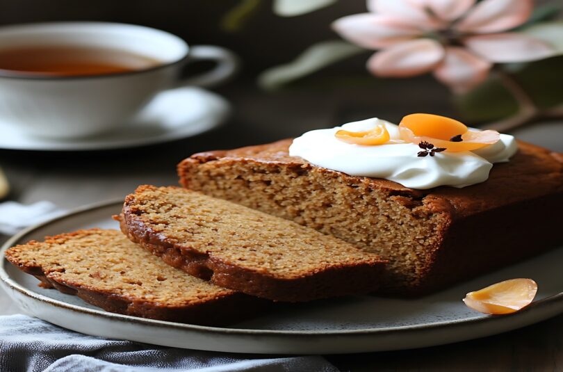 Cake aux kakis sans sucre pour bébé et toute la famille