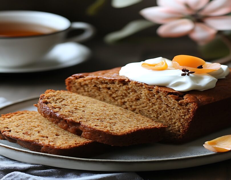 Cake aux kakis sans sucre pour bébé et toute la famille